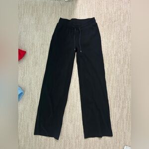 Aritzia Black Ribbed Waistband Pants